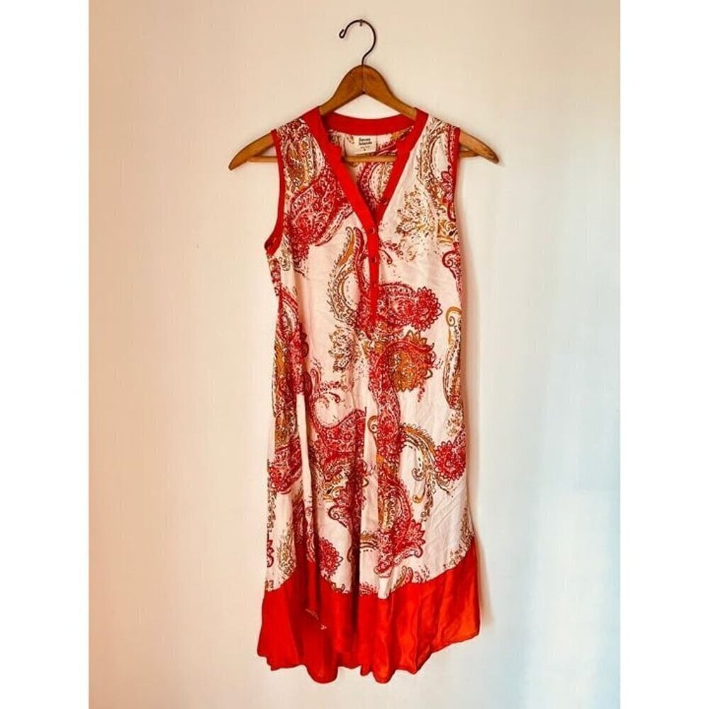 Seven Islands Paisley Flowing Dress Size Small